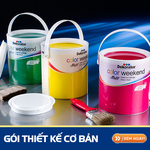 gói thiết kế vỏ thùng sơn cơ bản